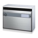 コーワソニア 集合郵便受箱:DA-N1 ラッチ錠 W340xH260xD150mm ステンレス 1台
