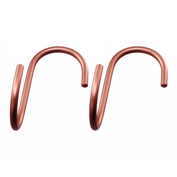 ハイロジック アルミ直角Sフック 大 ブロンズ 95371 2本