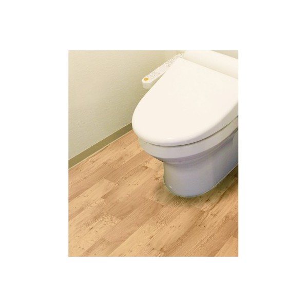 明和グラビア 防水模様替えシート トイレ床全面用 ベージュ 90cm×200cm BKTW-90200 1083825 90cm×200cm BE 1個