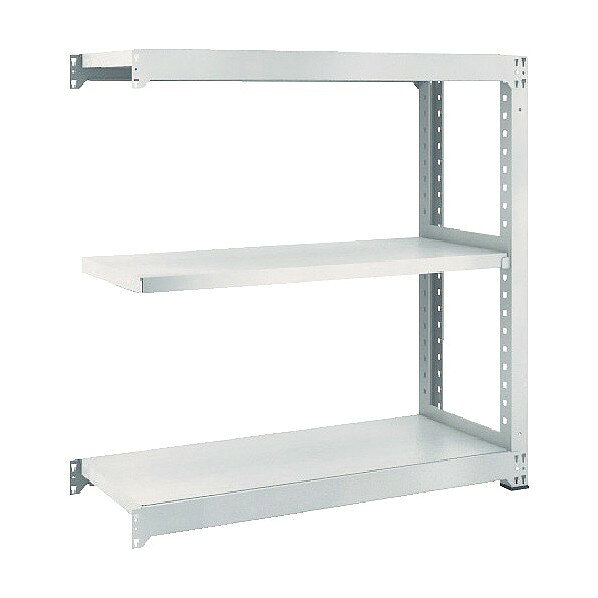 トラスコ M3型中量棚1200X571XH12003段連結ネオグレ NG M3-4463B NG(ネオク゛レー) 1台