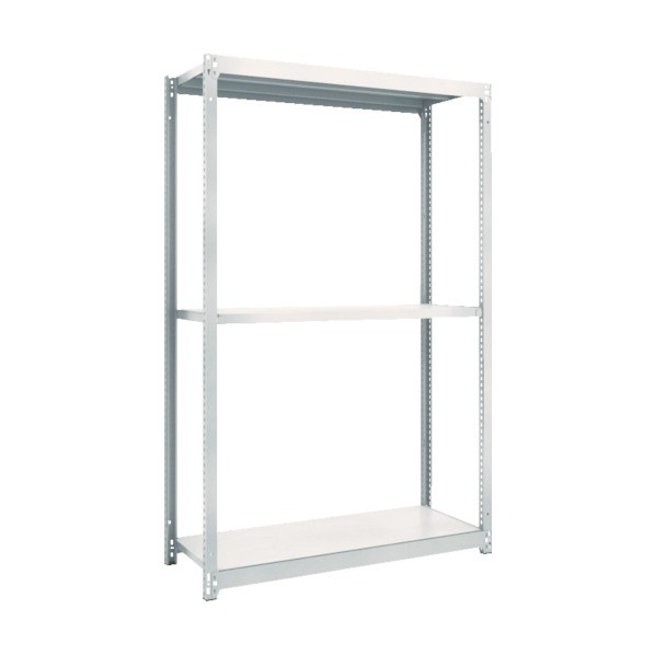 トラスコ M1.5型軽中量棚 1460X445X1800 3段単体 ネオグレ M1.5-6543 1