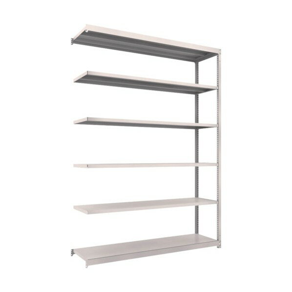 トラスコ M1.5型軽中量棚 1760X445X2400 6段連結 ネオグレ M1.5-8646B 1