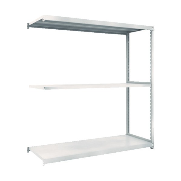 トラスコ M2型軽中量棚 1160X450XH1800 3段 連結 ネオグレ M2-6443B 1