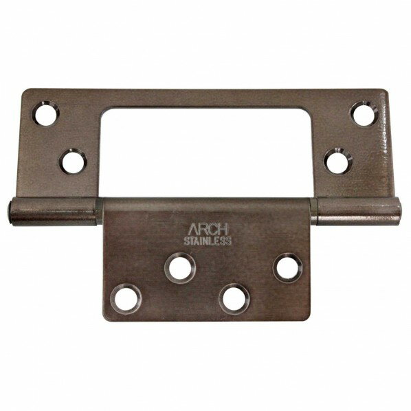 和気産業 ステンフラッシュ丁番 102mm アンバー BH-373 2個【2506DFD_3】