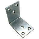 和気産業 巾広アングル 横60mm?縦60mm?幅40mm?板厚3.5mm クローム BK-026 1個