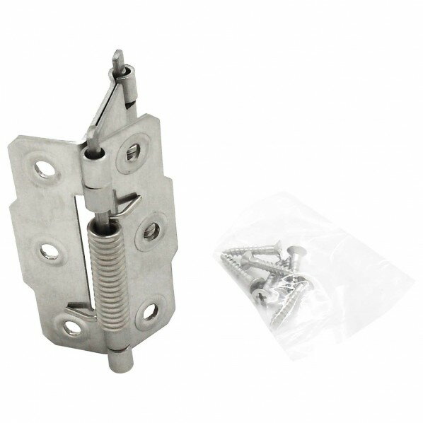 和気産業 ステンバネ丁番 両開 規格：65mm BH-467 1個【2506DFD_3】