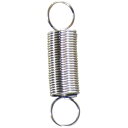 和気産業 ユニクロメッキ引バネ 線径0.4mmX外径5mmX自由長20mm SR-721 1個【2506DFD_3】