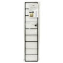 和気産業 壁面収納 Dulike デュライク 1×4材2枚用 棚パネル 906×192mm 黒 1枚