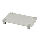 ベストコ スタンド付珪藻土水切りプレート ワームグレー LD-278 1個