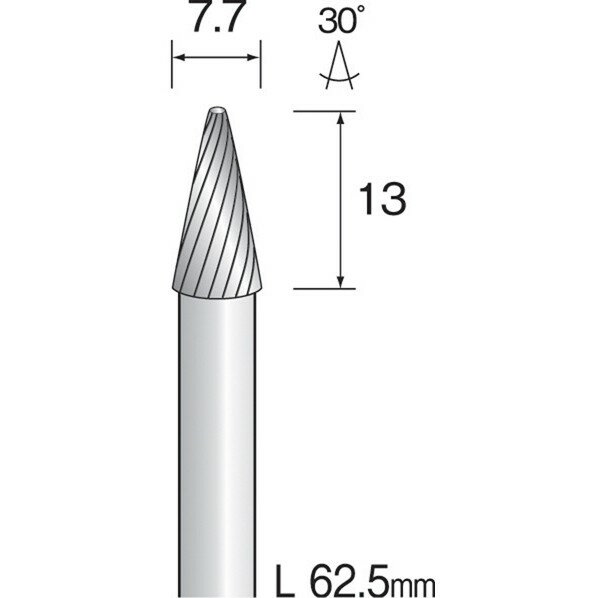 ミニター ミニモ　超硬カッター　スパイラルカット　Φ7．7 BC4182