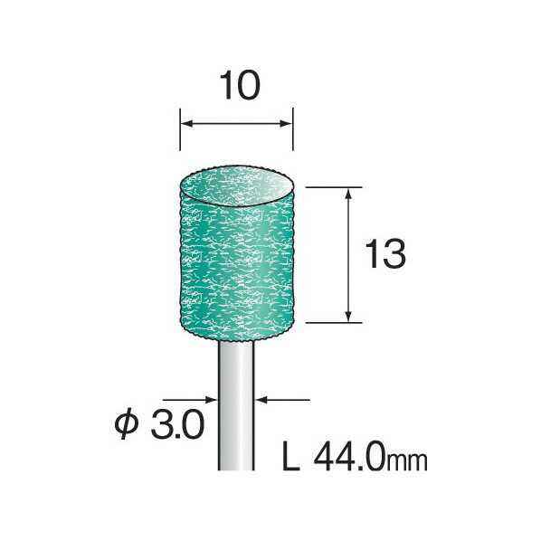 ミニター ミニモ　ユニポリッシュ　ミディアム＃320　φ10　（10本入） DE2103 10本