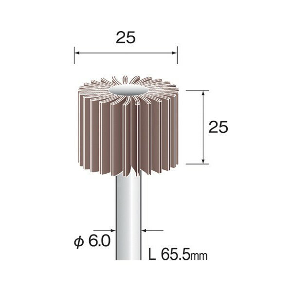 ミニター ミニモ　ラジアルサンダー＃80　Φ25 EA1301