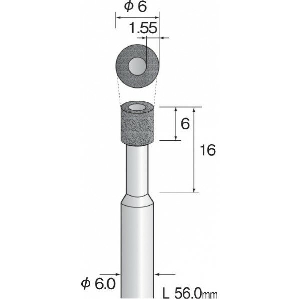 ミニター ミニモ　ビトリファイドCBNバー＃180　Φ6 JA2251