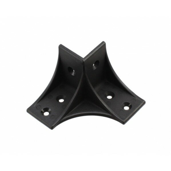 タカラ産業 DIYブロック 3方コーナー ブラック DY-003 1個