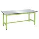 サカエ 軽量作業台カブセ天板仕様 軽量固定式 サカエグリーン KK-59HCSU4 1台【2506DFD_5】