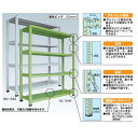 サカエ 中量棚NL型(300kg/段・単体・高さ1800mm・4段タイプ) NL1164 1台