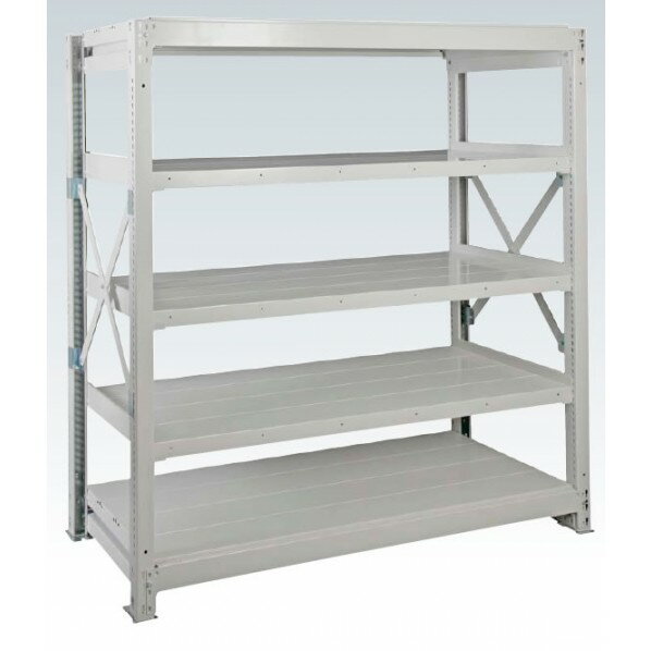 サカエ 重量棚NR型(1000kg/段・単体・高さ1810mm・5段タイプ) NR-1355