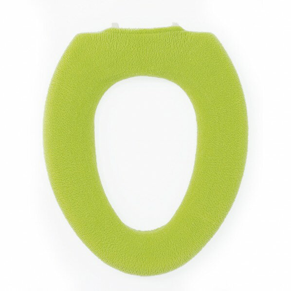 オカ フレッシュデオ トイレ便座カバー O型 グリーン 1個