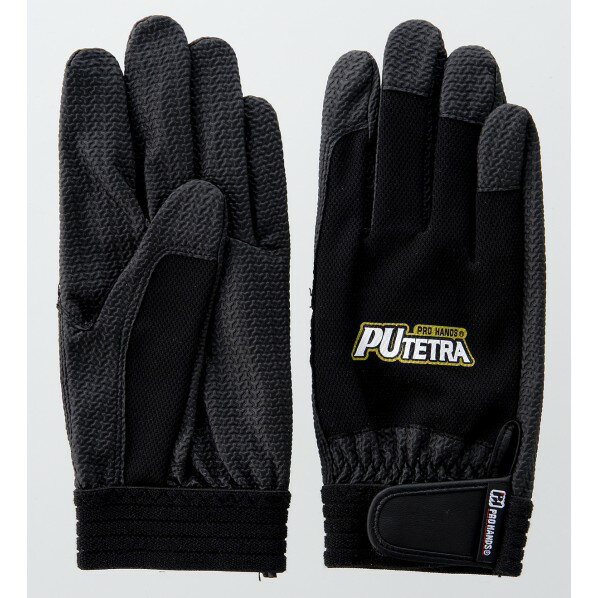 富士グローブ 富士グローブ　PUテトラ　TE−007　ブラック　M 265 x 105 x 10 mm 作業手袋