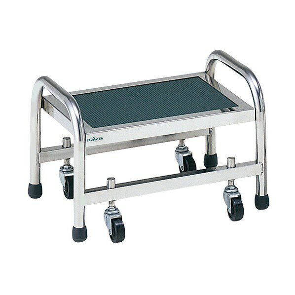 アズワン キャスター付踏台 1段 0-1583-01