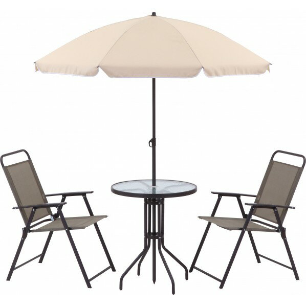 フジボウエキ ガーデン4点セット ベルベ ベージュ 70322 1台【2506DFD_5】