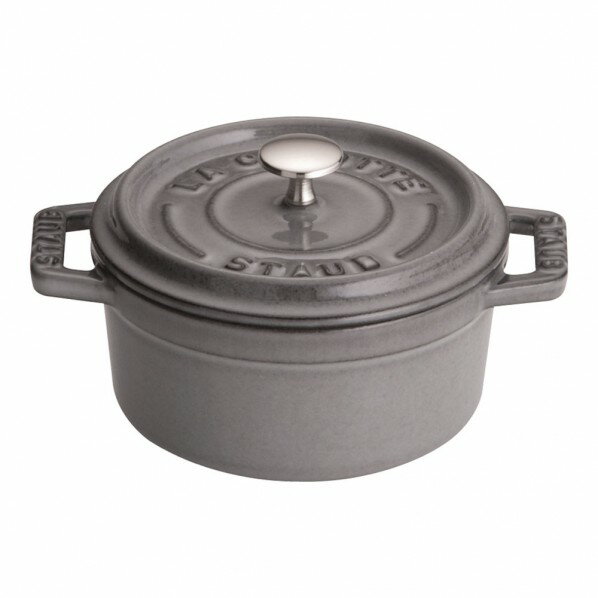 ストウブ ピコ・ココット STAUB (ストウブ) ピコ・ココット ラウンド 10cm グレー RST4731 1個