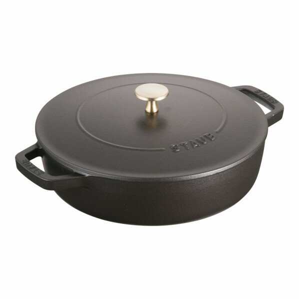 STAUB (ストウブ) ブレイザー・ソテーパン 24cm ブラック RSTD601 1個