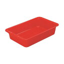 トラスコ パーツBOX深型有効内寸395X242X118赤 R K-4 R(レット゛) 1点