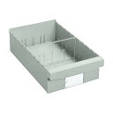 トラスコ 樹脂製引出し内寸242X407X108ネオグレ 451 x 263 x 123 mm NG ML-2 NG(ネオク゛レー) 1点(4)