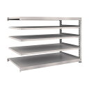 トラスコ M3型中量棚1800X921XH12005段連結ネオグレ NG M3-4695B NG(ネオク゛レー) 1台