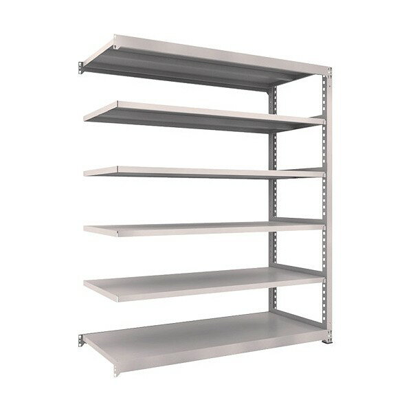 トラスコ M3型中量棚1800X721XH21006段連結ネオグレ NG M3-7676B NG(ネオク゛レー) 1台