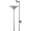 ユニソン ガーデンシンク バル 左右仕様 蛇口2個セット ブラス 604401140 1個