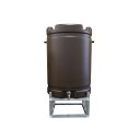 ※法人専用品※安全興業 雨水タンクII+アルミ台セット 茶 1台