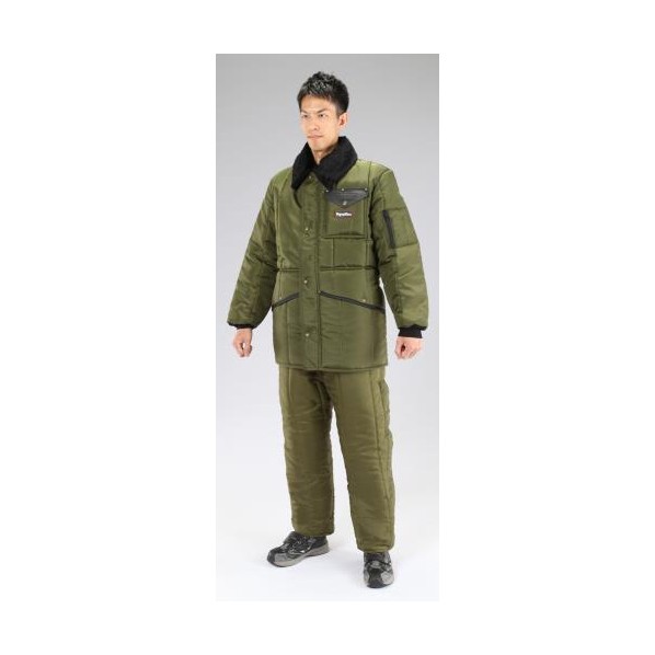 楽天DIY FACTORY ONLINE SHOP※法人専用品※エスコ [M]防寒服上下セット[Sage] EA915GM-31