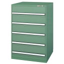 サカエ 重量工具キャビネット 750×720×1140mm グリーン KC-1102 1台【2506DFD_5】
