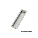 ツキエス 平面長角戸引手 90mm ホワイト TS-10 1個