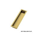 ツキエス 平面長角戸引手 66mm アンバー TS-12 1個