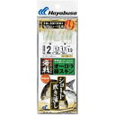 HAYABUSA 海戦ショート吹き流し オーロラ緑スキン SN121 3号 ハリス2 SN121-3-2 釣具 ルアー 釣り フィッシング 1個