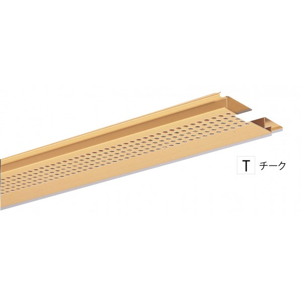 フクビ化学工業 軒先換気孔 VA200 86×1820mm(外寸) チーク VA200-T 50本