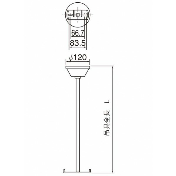 パナソニック LED誘導灯 吊具 FP01550C 1本