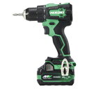 HiKOKI(ハイコーキ) DS18DE(2XPZ) 18V コードレスドライバドリル 新型蓄電池2個、充電器、ケース付き 1台