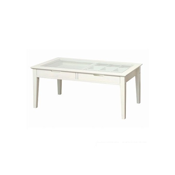 市場 ine reno collection table(コレクションテーブル) 90×45×40cm ホワイト INT-2576WH 1台