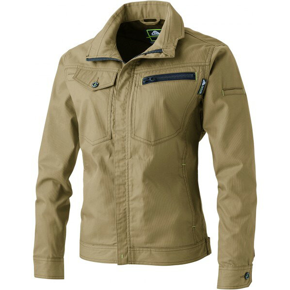 特徴 ●伝統の一着。 ●丈夫で強い定番作業服 ●このツラ構えホンモノ志向につき！伝統の一着！ ●ソフトツイルの制電素材を使用。 ●作業服使用率No1の人気商品。 ●付属はYKKファスナー、YKKスナップを使用し、丈夫でシワになりにくい商品です。 ●ブルゾンとシャツを取り揃え、幅広い業種に最適です。 ●ソフトツイルの制電素材を使用。 ●商品サイズ(mm)(幅×高さ×奥行):440×1080×30 ●商品重量(g):444 ●パッケージサイズ(mm)(幅×高さ×奥行):380×580×25 ●パッケージ重量(g):461 ●サイス゛:88 ●色:グリーン 仕様 サイズ SS 入数 1点 290808SS