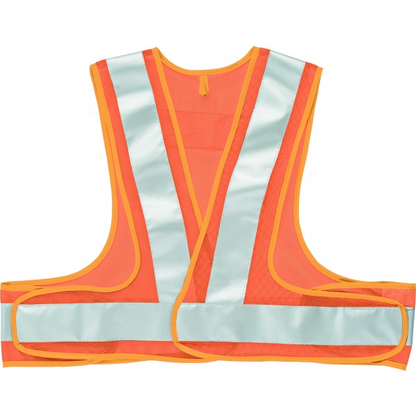 シーズクラブ C's CLUB リフレクションセーフティーベスト ショート丈 F 蛍光オレンジ 0313-96-F 1点