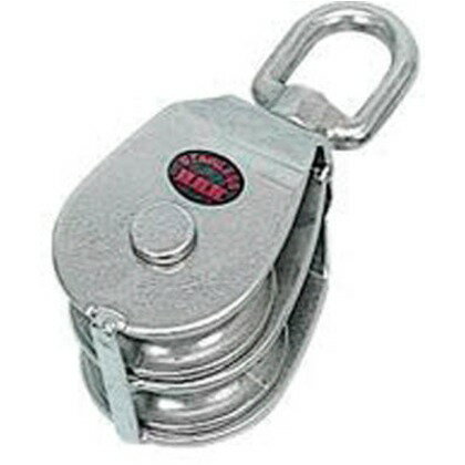 スリーエッチ ステンレス豆ブロック二車 50mm 50X2MS 1個