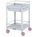 ※法人専用品※山金工業 【車上部材渡し】色彩ワゴン CWCLFC-2-RE 1台