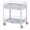 ※法人専用品※山金工業 【車上部材渡し】色彩ワゴン CWCFC-2-RE 1台