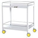 ※法人専用品※山金工業 【車上部材渡し】色彩ワゴン CWCF-2-YE 1台