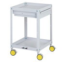 ※法人専用品※山金工業 【車上部材渡し】色彩ワゴン CWCLC-2-YE 1台