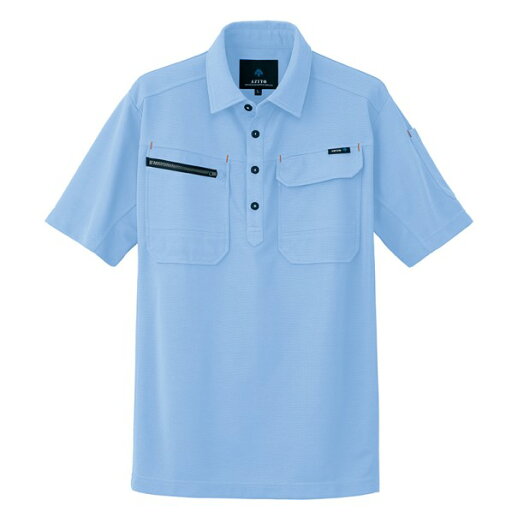 制電ワークポロシャツ 半袖ポロシャツ(男女兼用)AZ10609-007サックス4L 4L 007サックス 10609 1枚 制電ワークポロシャツ 半袖ポロシャツ(男女兼用)AZ10609-007サックス4L 4L 007サックス 10609 1枚